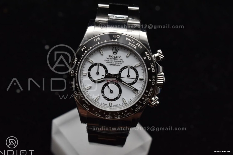 Factory Daytona In Rolex Steel White Movement Dial SL4801 1:1 904L 126500 FreshLook VS SBF 1054 1207